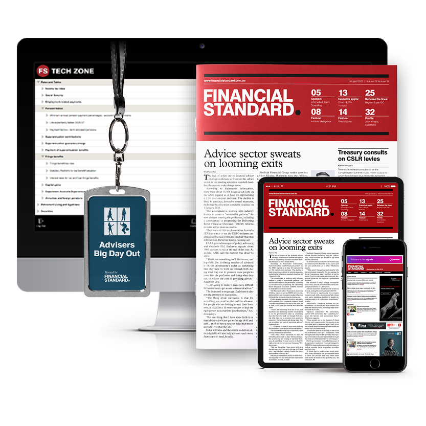 Financial Standard subscriptions